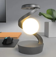 Lunar Glow Desk Lamp with Wireless Charger