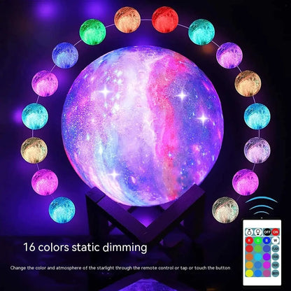 3D Moon & Galaxy Light