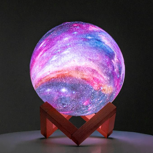 3D Moon & Galaxy Light